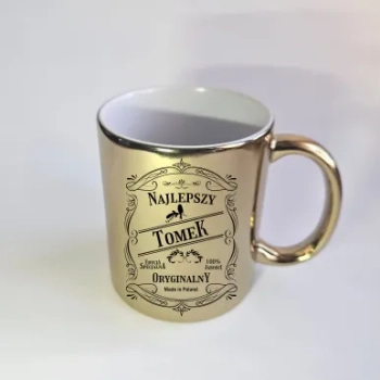 Metaliczny Kubek "Najlepszy ..."